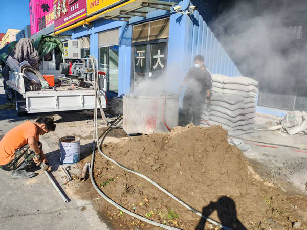 雷鸣镇顶管注浆加固